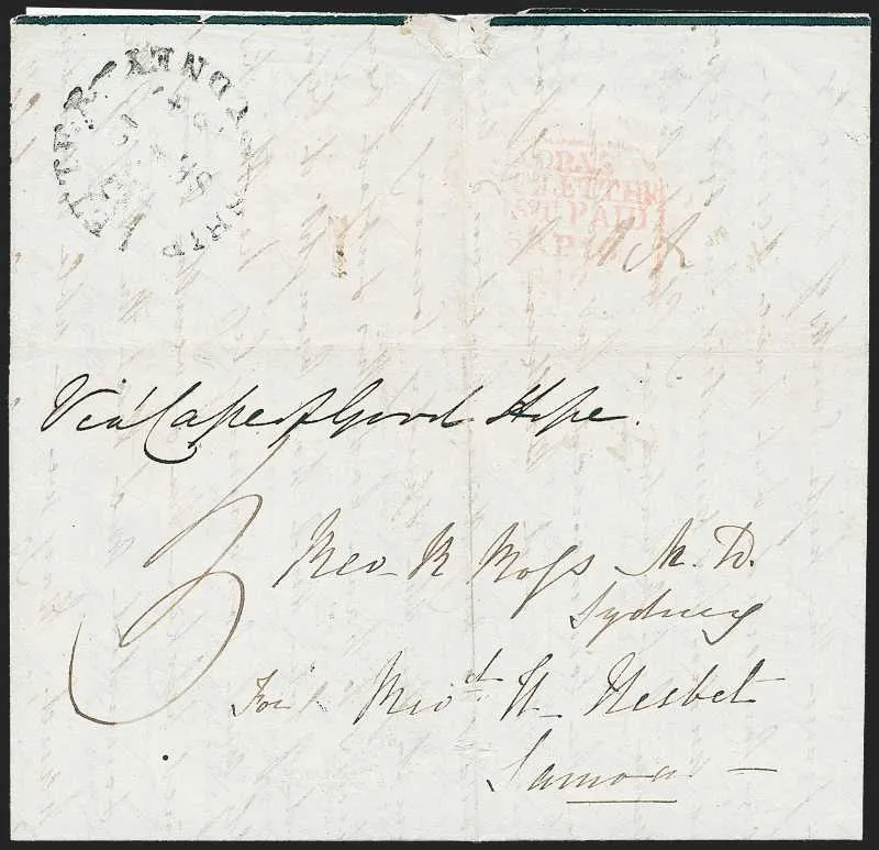 A pre-1854 Indian cover — Sale 1286 Lot 31