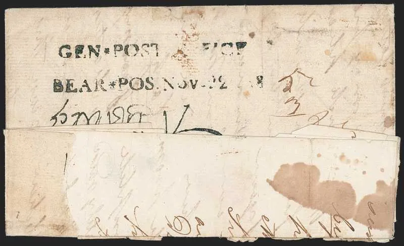A pre-1854 Indian cover — Sale 1301 Lot 6025
