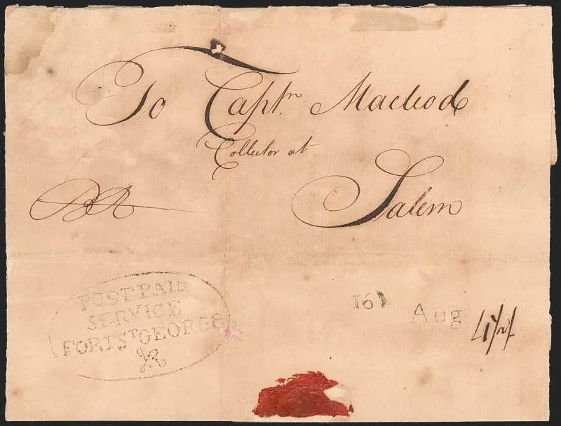 A pre-1854 Indian cover — Sale 1301 Lot 6026