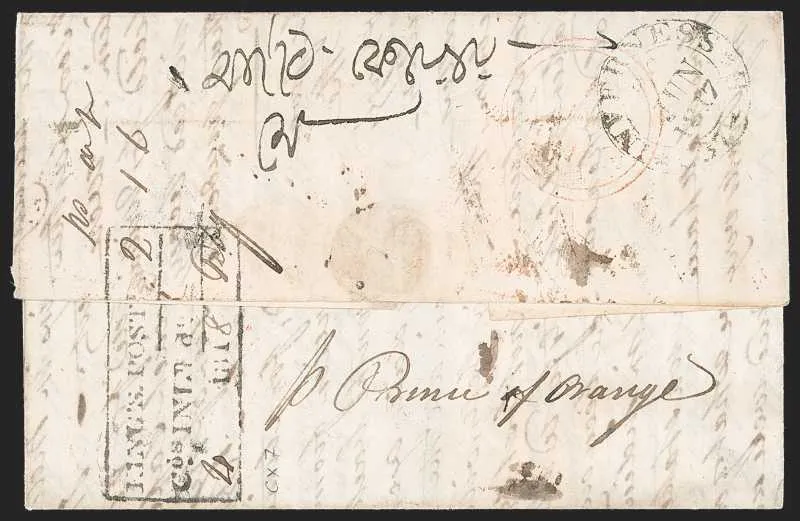 A pre-1854 Indian cover — Sale 1325 Lot 3009