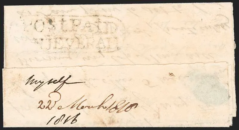 A pre-1854 Indian cover — Sale 1325 Lot 3013