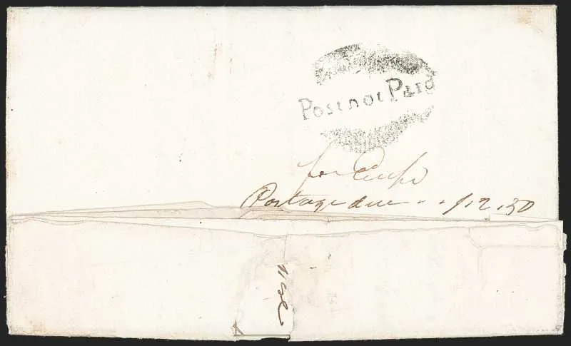 A pre-1854 Indian cover — Sale 1325 Lot 3030