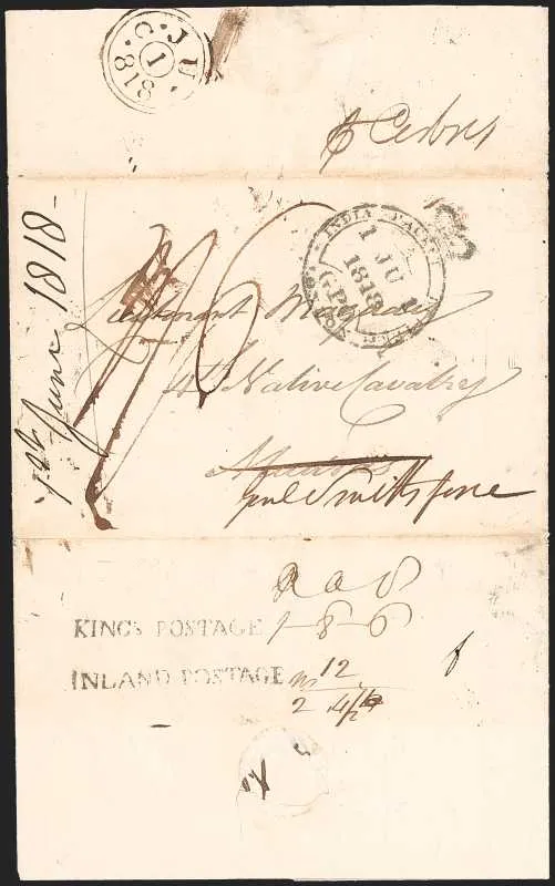 A pre-1854 Indian cover — Sale 1325 Lot 3032