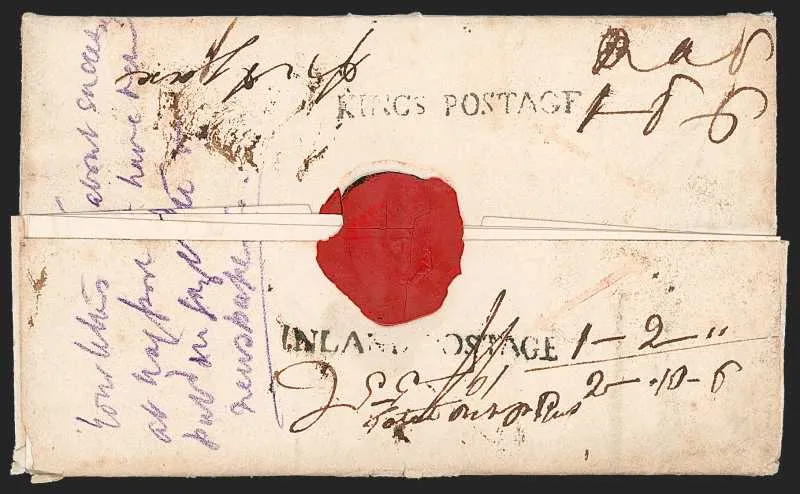 A pre-1854 Indian cover — Sale 1325 Lot 3034