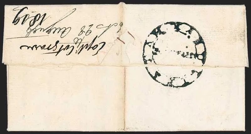 A pre-1854 Indian cover — Sale 1325 Lot 3035