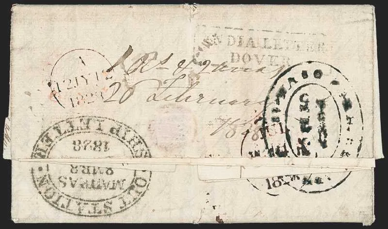 A pre-1854 Indian cover — Sale 1325 Lot 3047