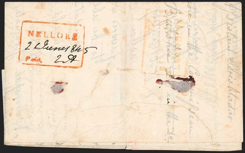 A pre-1854 Indian cover — Sale 1325 Lot 3048