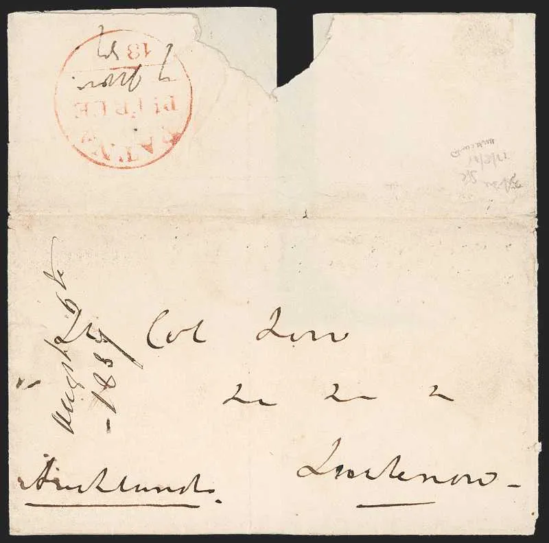 A pre-1854 Indian cover — Sale 1325 Lot 3053