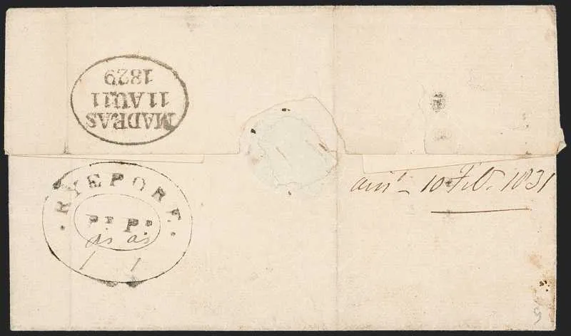A pre-1854 Indian cover — Sale 1325 Lot 3062