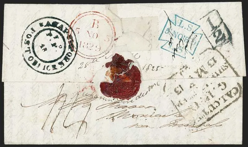 A pre-1854 Indian cover — Sale 1325 Lot 3063