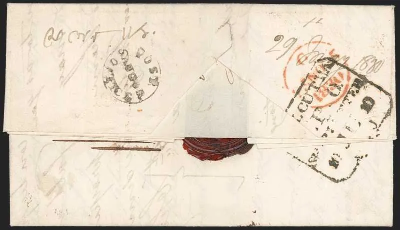 A pre-1854 Indian cover — Sale 1325 Lot 3065