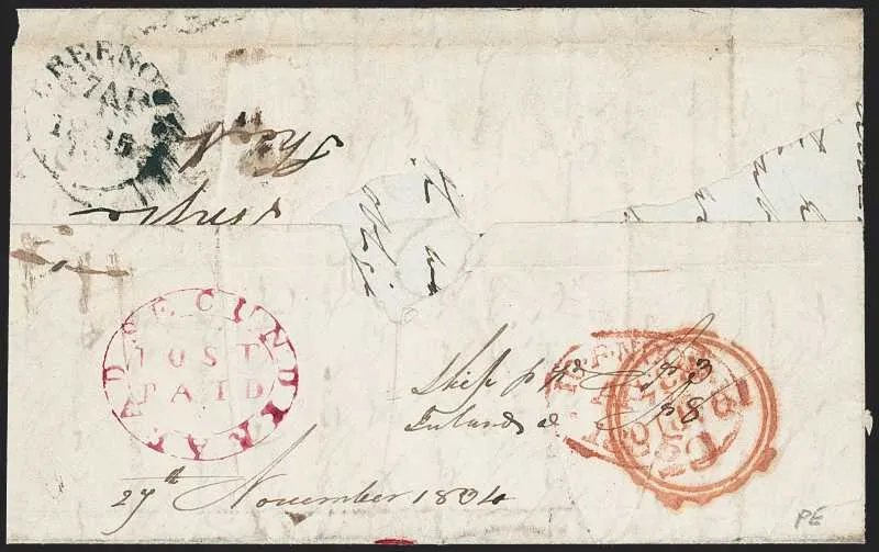 A pre-1854 Indian cover — Sale 1325 Lot 3066