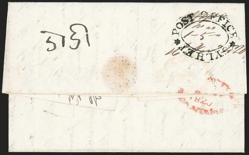 A pre-1854 Indian cover — Sale 1325 Lot 3069