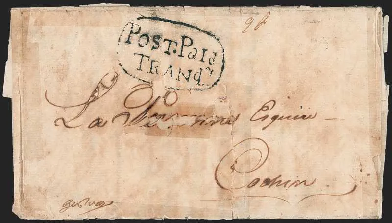 A pre-1854 Indian cover — Sale 1325 Lot 3073