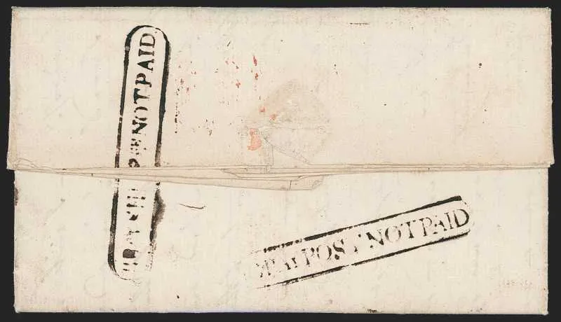 A pre-1854 Indian cover — Sale 9020 Lot 10015