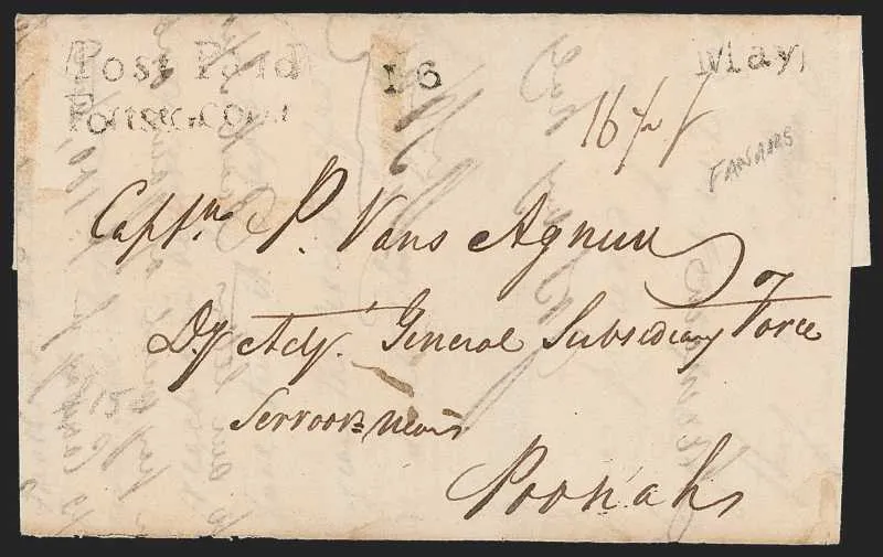 A pre-1854 Indian cover — Sale 9020 Lot 10078