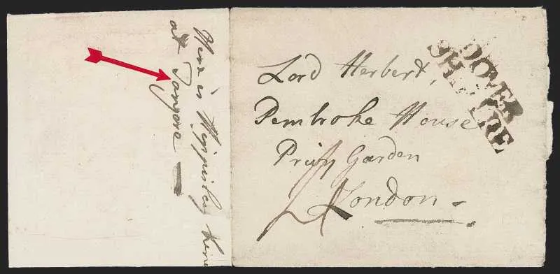 A pre-1854 Indian cover — Sale 9020 Lot 10138