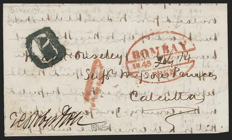 A pre-1854 Indian cover — Sale 9042 Lot 10024