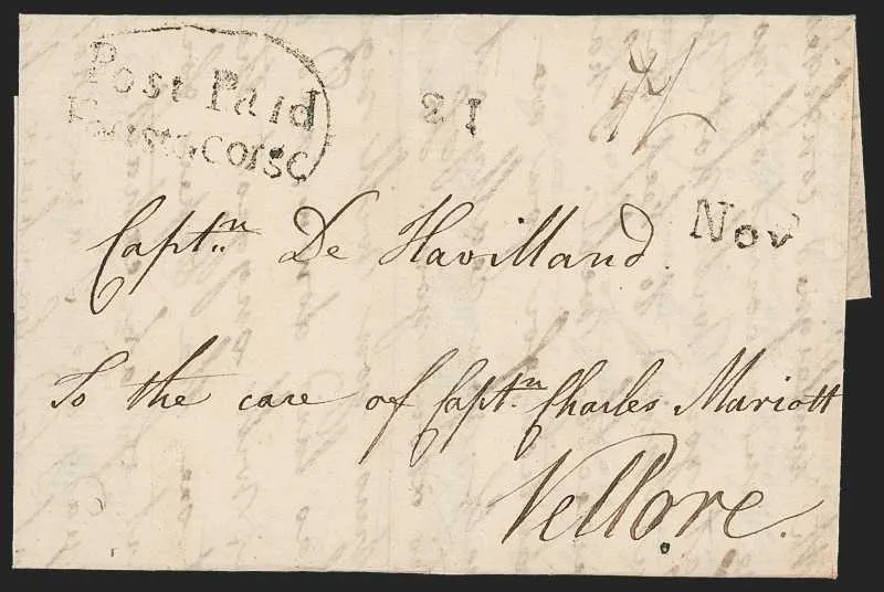 A pre-1854 Indian cover — Sale 9042 Lot 10088