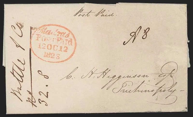 A pre-1854 Indian cover — Sale 9042 Lot 10089