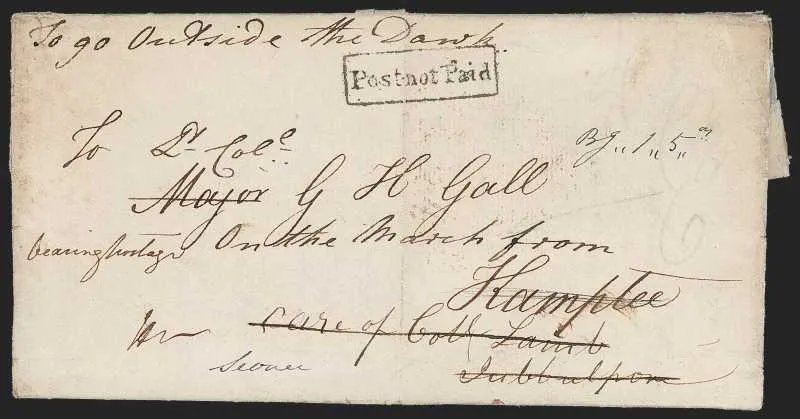 A pre-1854 Indian cover — Sale 9042 Lot 10090