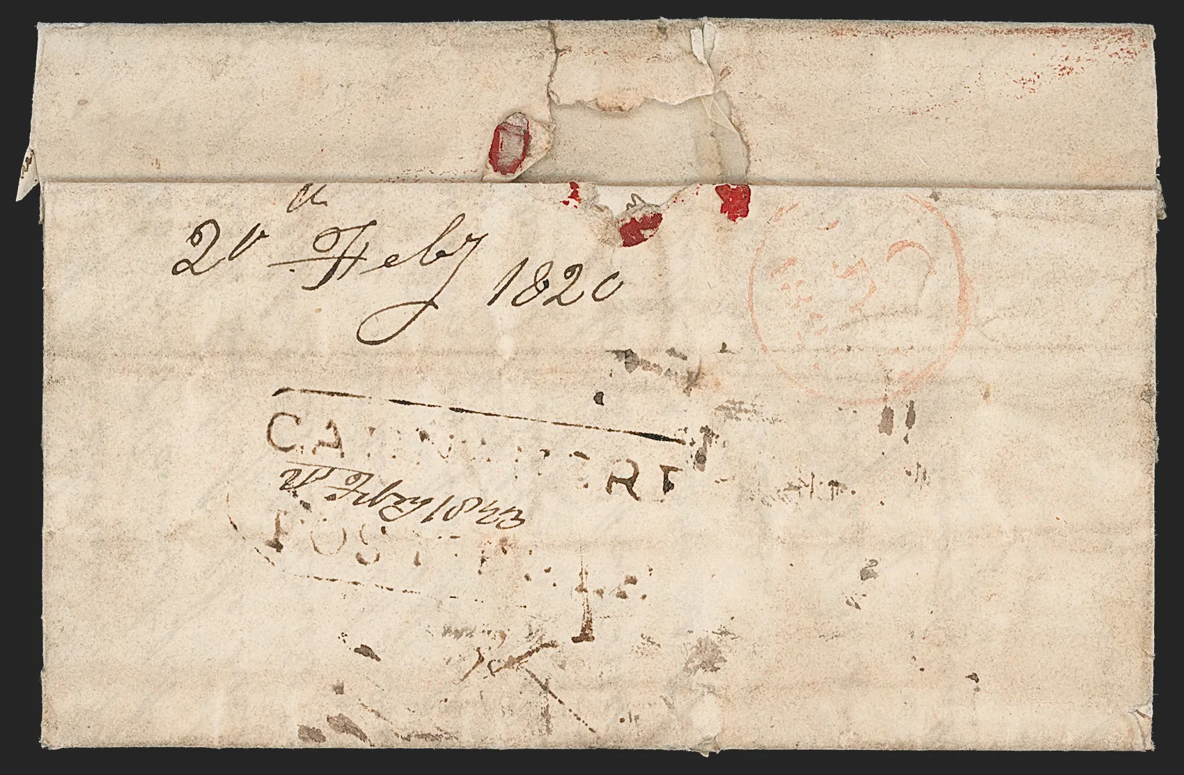 A pre-1854 Indian cover — Sale 9054 Lot 10023