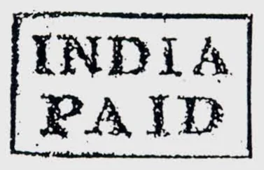 Bombay SD8 handstamp