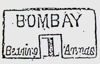 Bombay SR11 handstamp