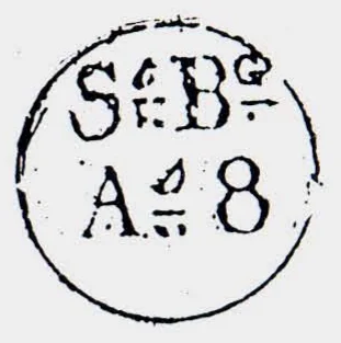 Bombay SR29 handstamp