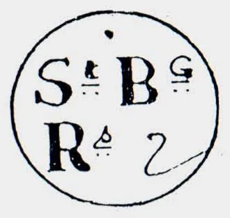 Bombay SR34 handstamp