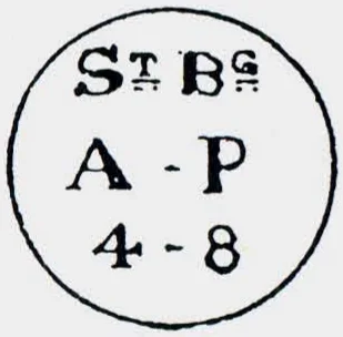 Bombay SR37 handstamp