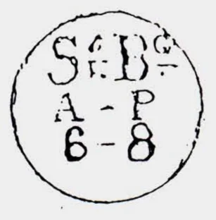Bombay SR39 handstamp
