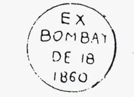 Bombay X11 handstamp