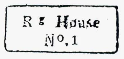 Bombay X4 handstamp