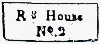 Bombay X5 handstamp