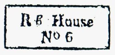 Bombay X9 handstamp