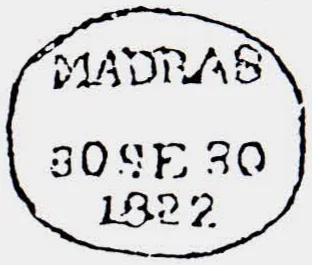 Madras MX3 handstamp