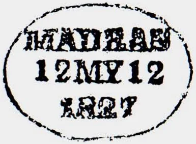 Madras MX4 handstamp