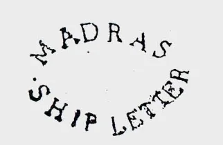 Madras SD14 handstamp