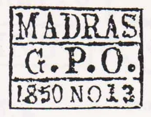 Madras SD21a handstamp