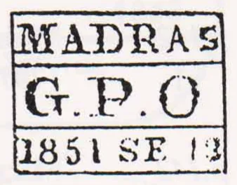 Madras SD21b handstamp