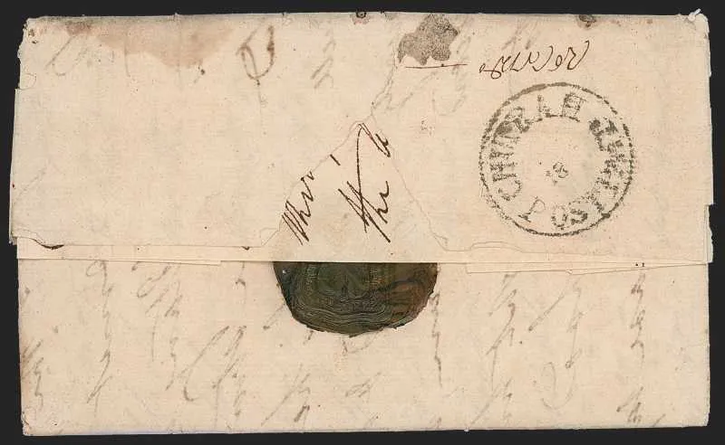 October 1826 Chupra HG 1 pre stamp cover — COV-392