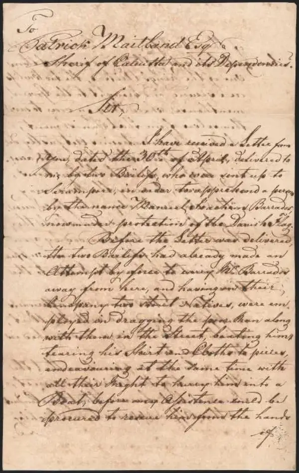Serampore pre-1854 cover, Robert A. Siegel Auction Galleries lot 6045