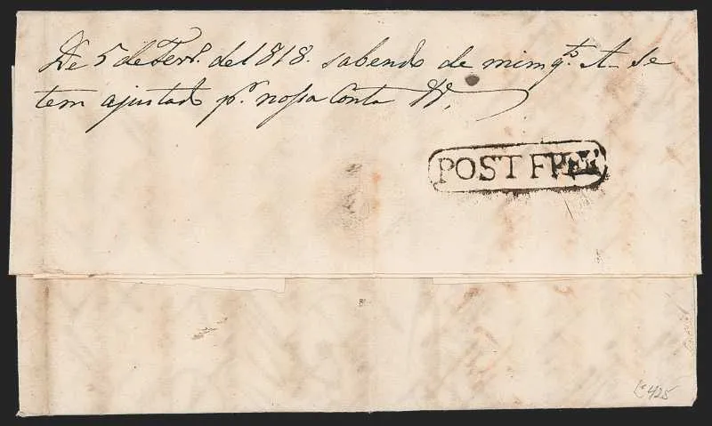 COV-212 pre stamp cover