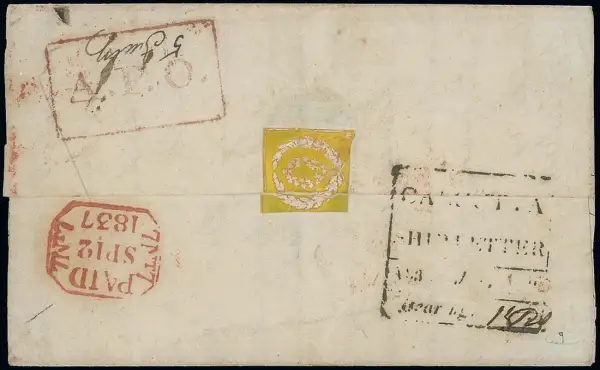 COV-557 pre-stamp cover