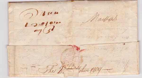 Madras HG 6A pre-1854 cover