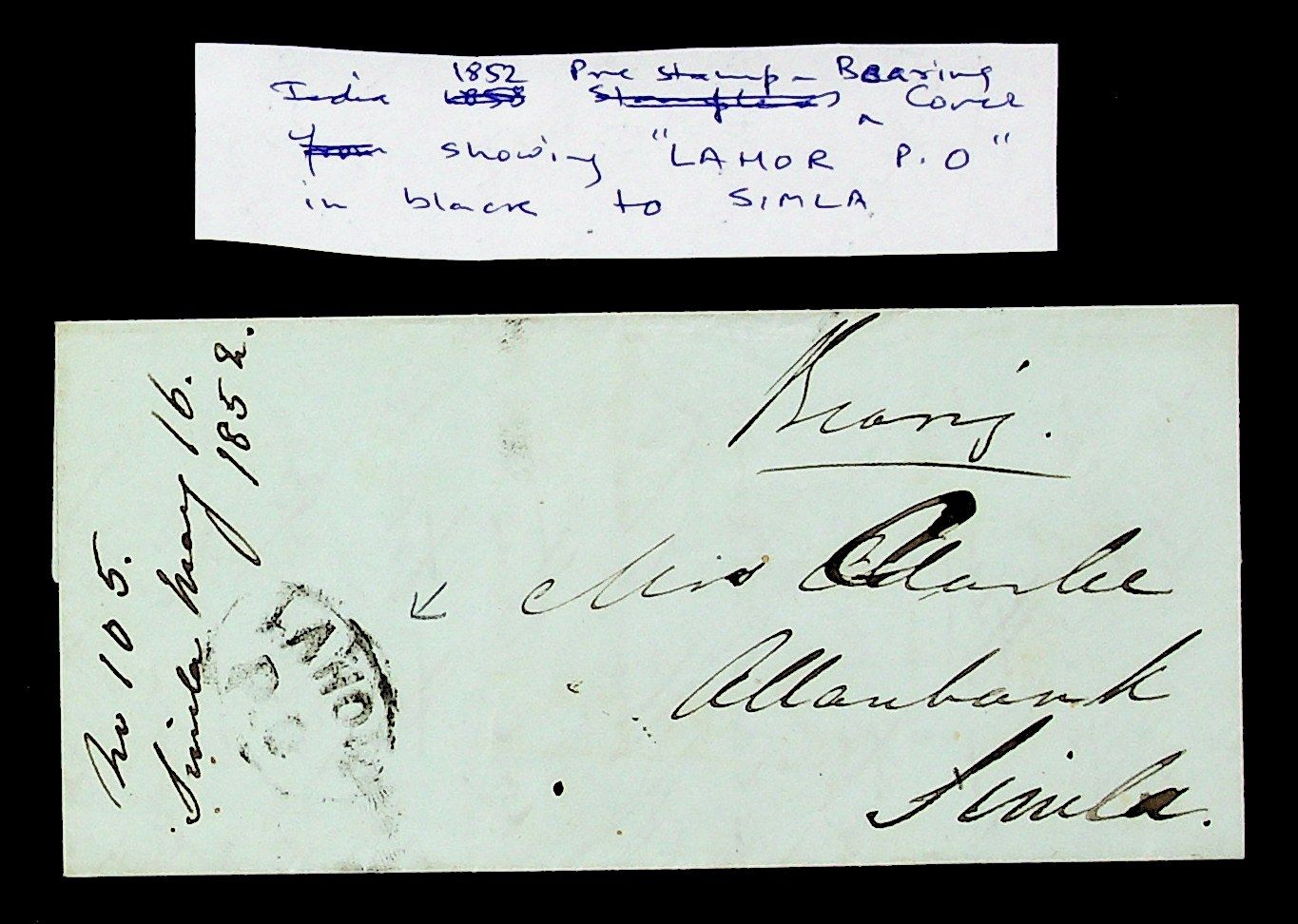 COV-3870 pre stamp cover