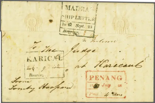 COV-608 pre stamp cover