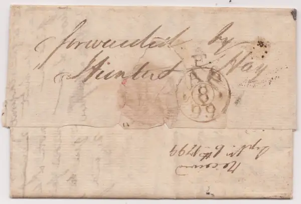 COV-1789 pre stamp cover