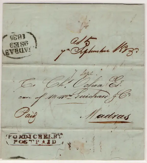 COV-3412 pre stamp cover